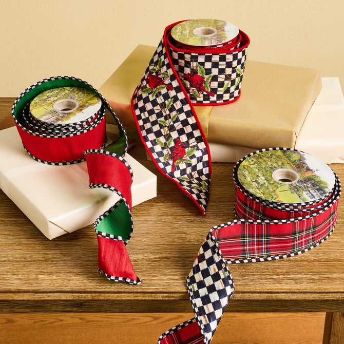 Courtly Tartan 2.5" Ribbon