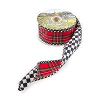 Courtly Tartan 2.5" Ribbon