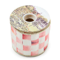 Rosy Check 4" Ribbon