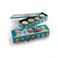 Christmas Dog Tin