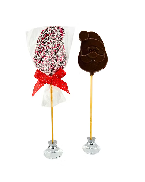 Christmas Chocolate Lollies