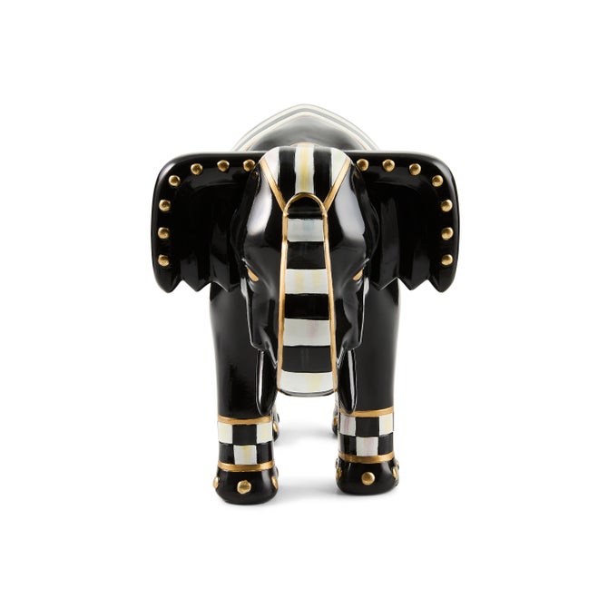 Courtly Check Elephant Figurine