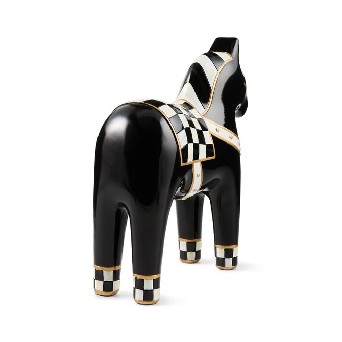 Courtly Large Dala Horse Figurine