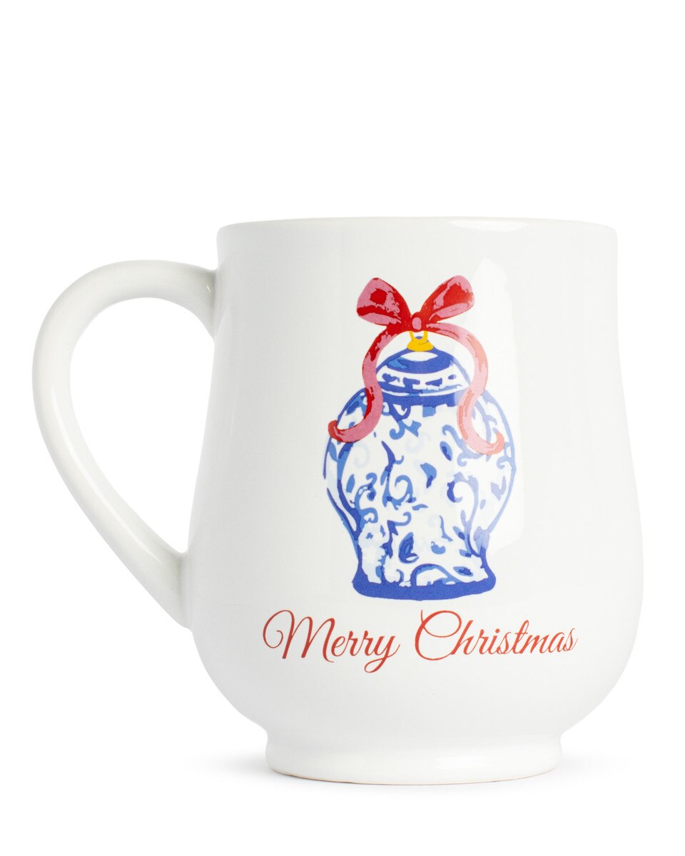 Merry Christmas Chinoiserie Coffee Mug