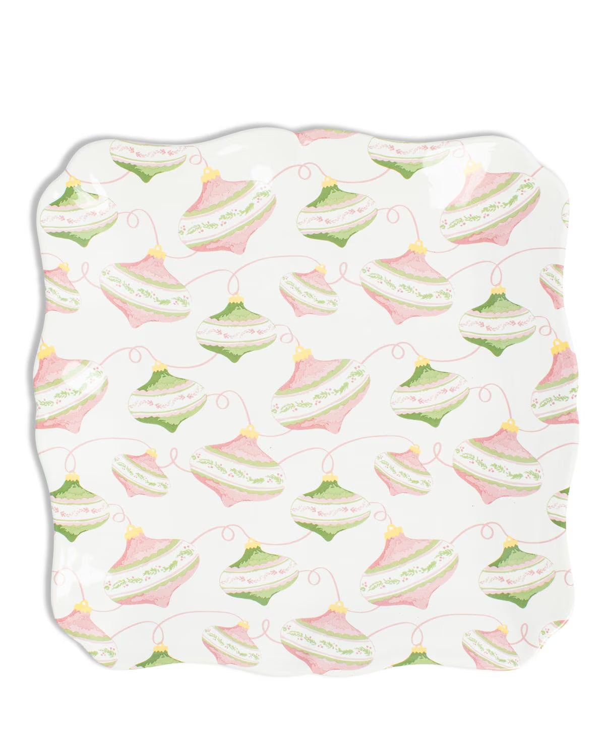 Ornament Garland Square Platter