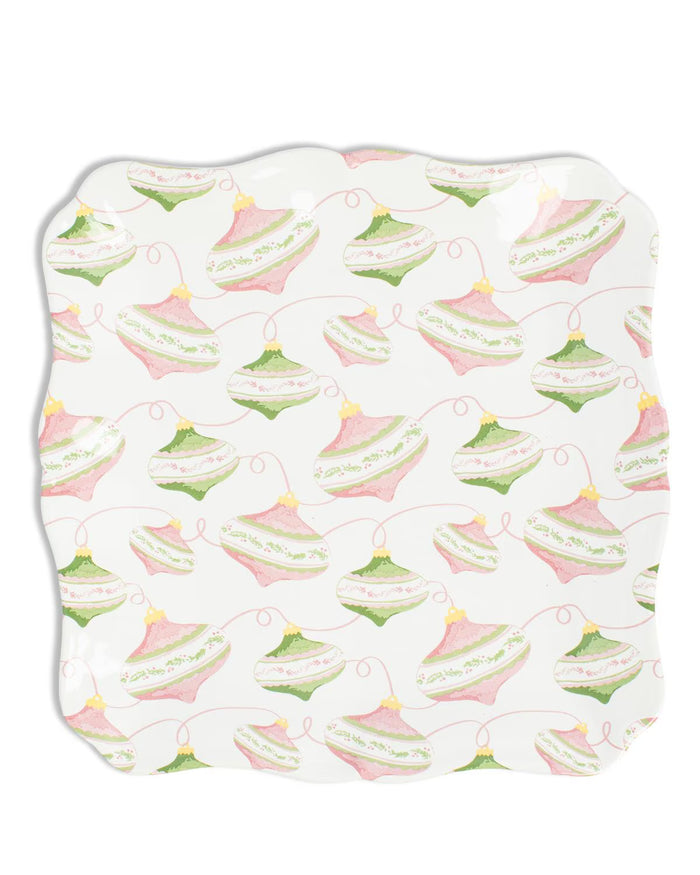 Ornament Garland Square Platter