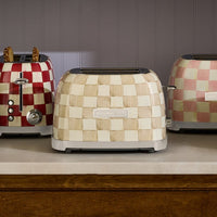 Mocha Check 2-Slice Toaster