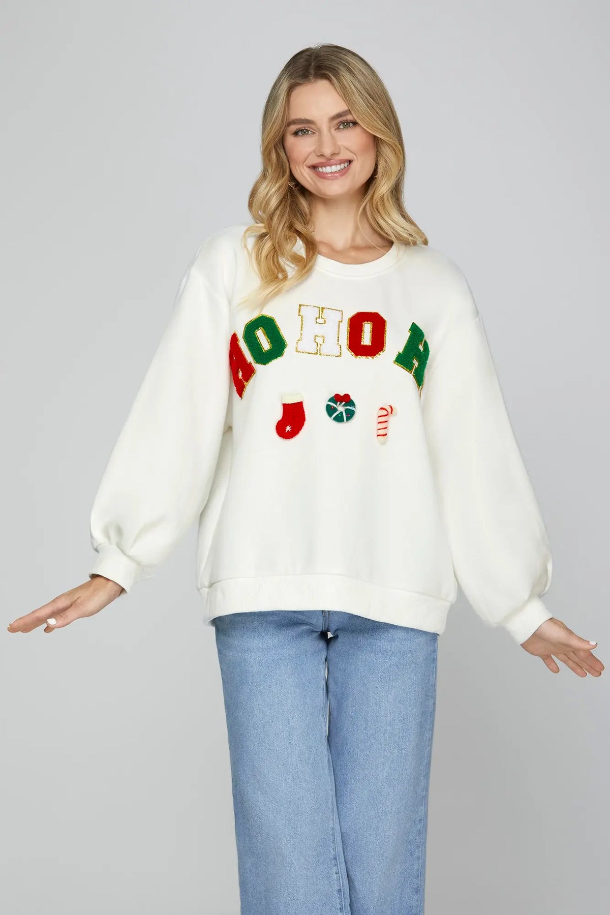LONG SLEEVE HOLIDAY SWEAT SHIRT