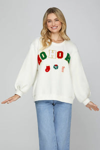 LONG SLEEVE HOLIDAY SWEAT SHIRT