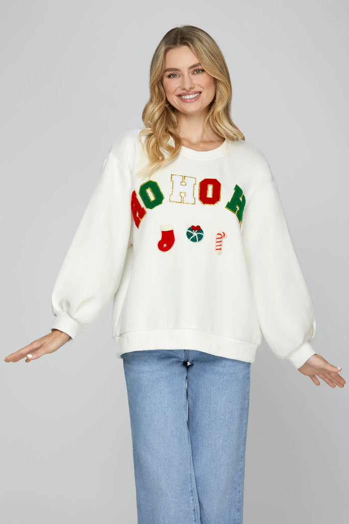 LONG SLEEVE HOLIDAY SWEAT SHIRT