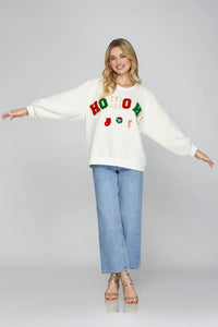 LONG SLEEVE HOLIDAY SWEAT SHIRT