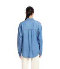 Long Sleeve Soft Denim Shirt Jacket