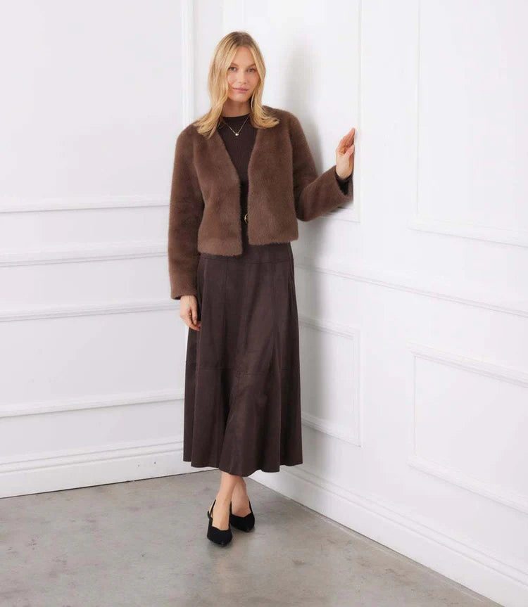 Reversible Faux Fur Jacket