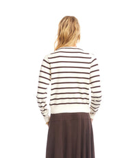 Stripe Cardigan Sweater