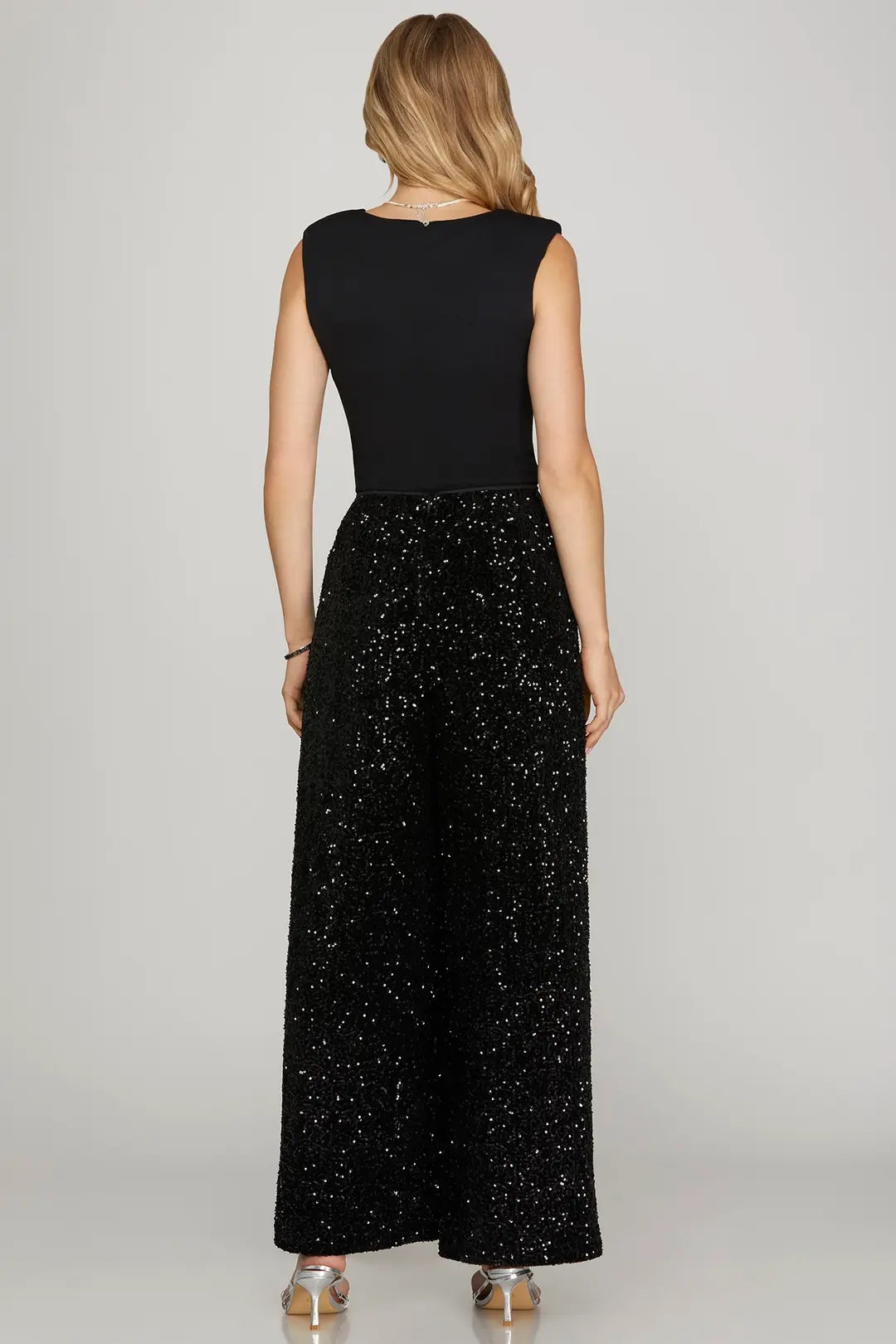 SEQUIN LONG PANTS