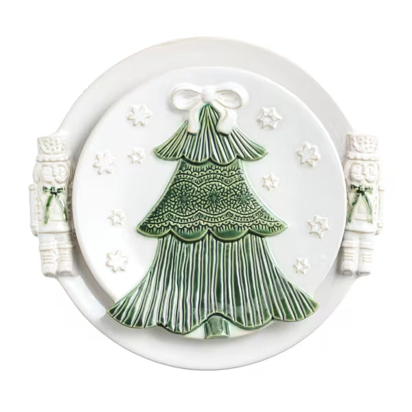 White Christmas Platter Set