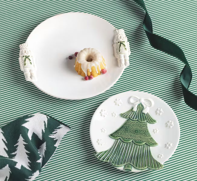 White Christmas Platter Set