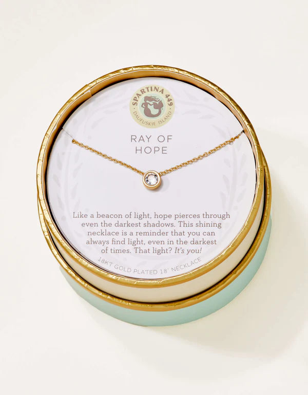 Sea La Vie Necklace 18" Ray of Hope/Gem