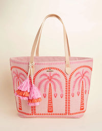 Fiesta Tote Richmond Hill Pink Palms