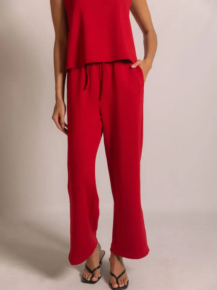 Butter Modal Side Binding Wide Leg Pants