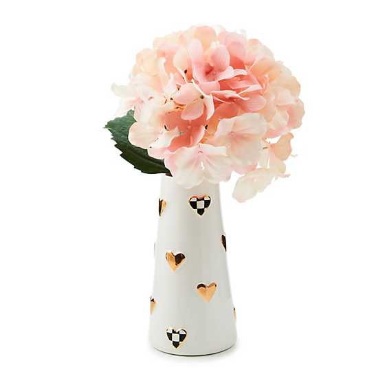 Courtly Check Short Heart Vase