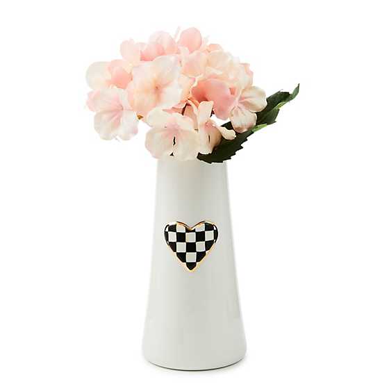 Courtly Check Tall Heart Vase