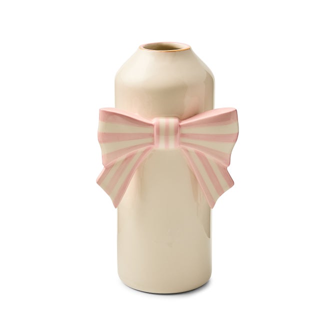 Rosy Bow Vase