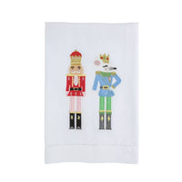 Velvet Bow Embroidered Towel