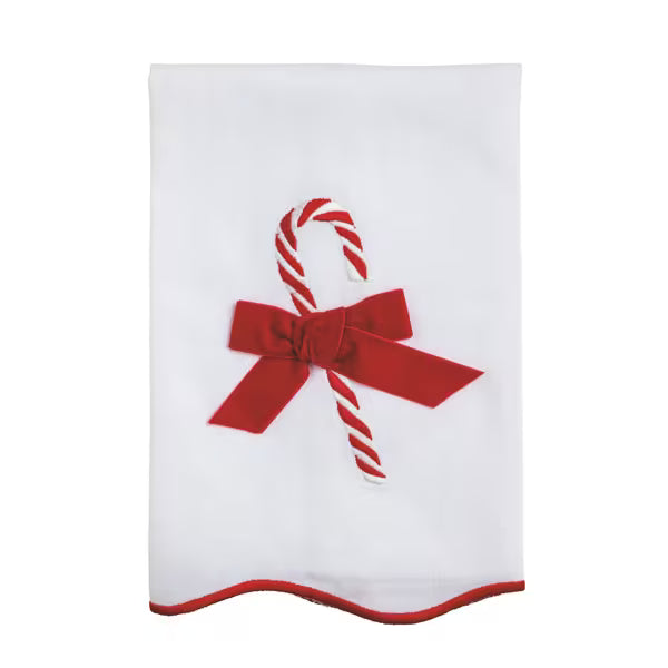 Scallop Embroidered Towel