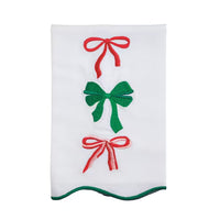 Scallop Embroidered Towel
