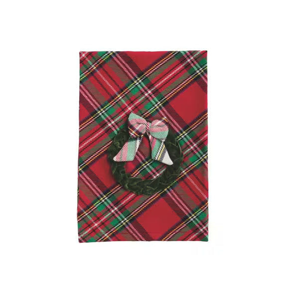 Velvet Wreath Appliqué Towel
