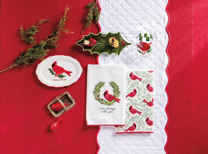 Cardinal Pom Towel