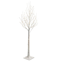 5.5' Lighted White Iced Tree