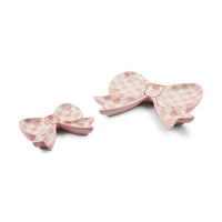 Rosy Bow Trinket Dishes, Set Of 2
