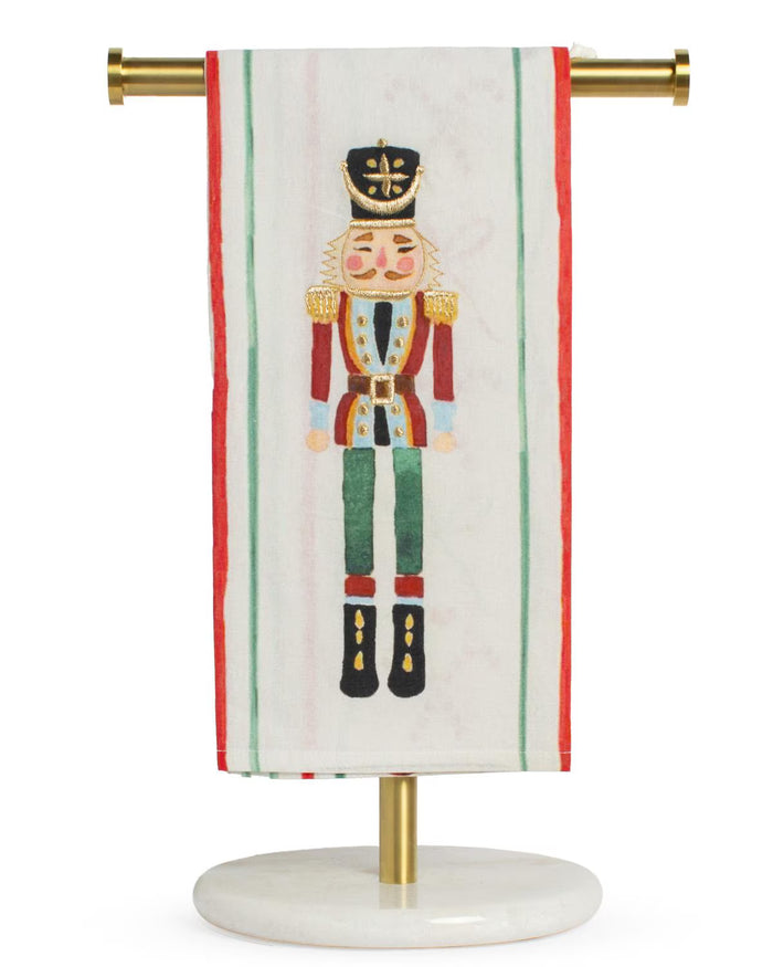 Merry Nutcracker Hand Towel