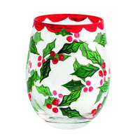 Painted Wine Glass