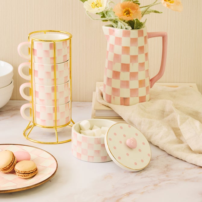 Rosy Check Trinket Box