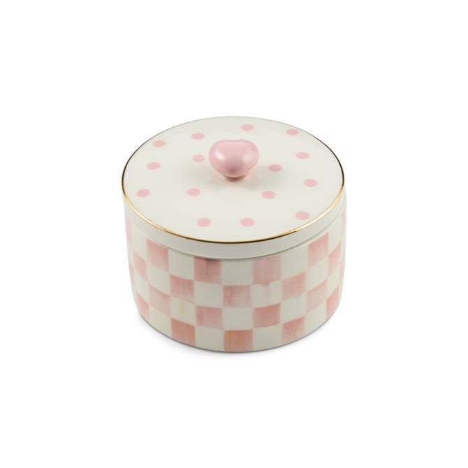 Rosy Check Trinket Box