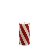 RED STRIPE CANDLE