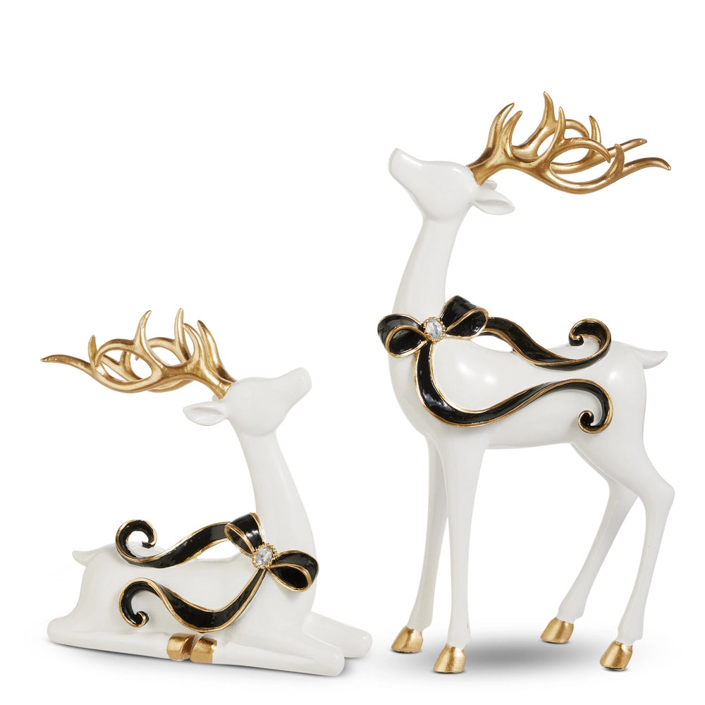 15.5" Jeweled Bow Deer