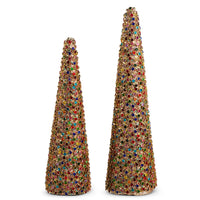 15.5" Multicolor Jewel Cones