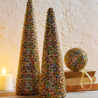 15.5" Multicolor Jewel Cones