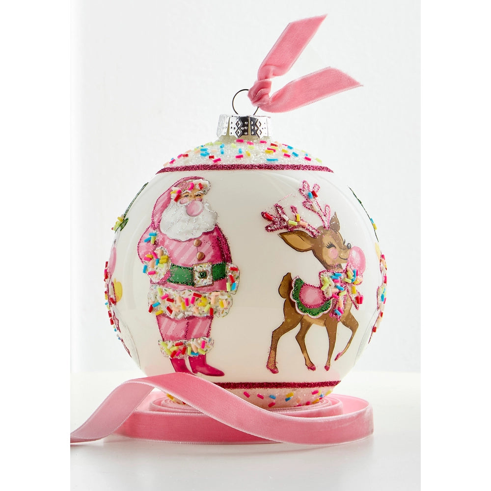 5" Bubblegum Blowin' Ball Ornament