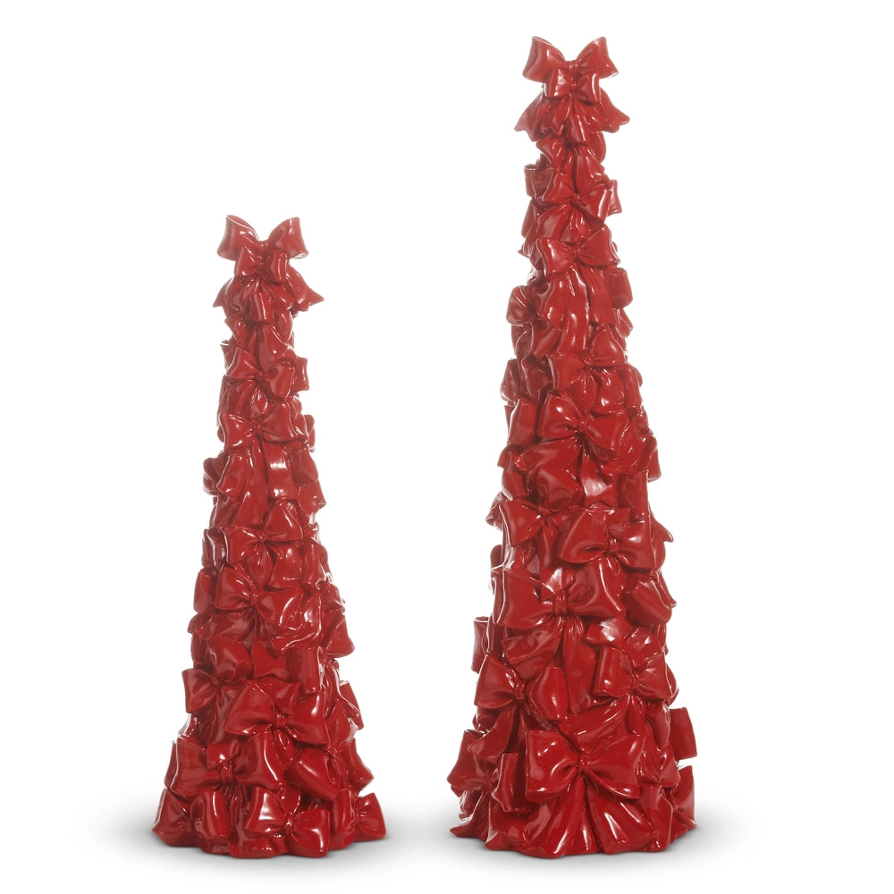 19" Red Bow Tree