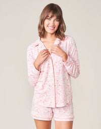 Pajama Short Pink Poodles