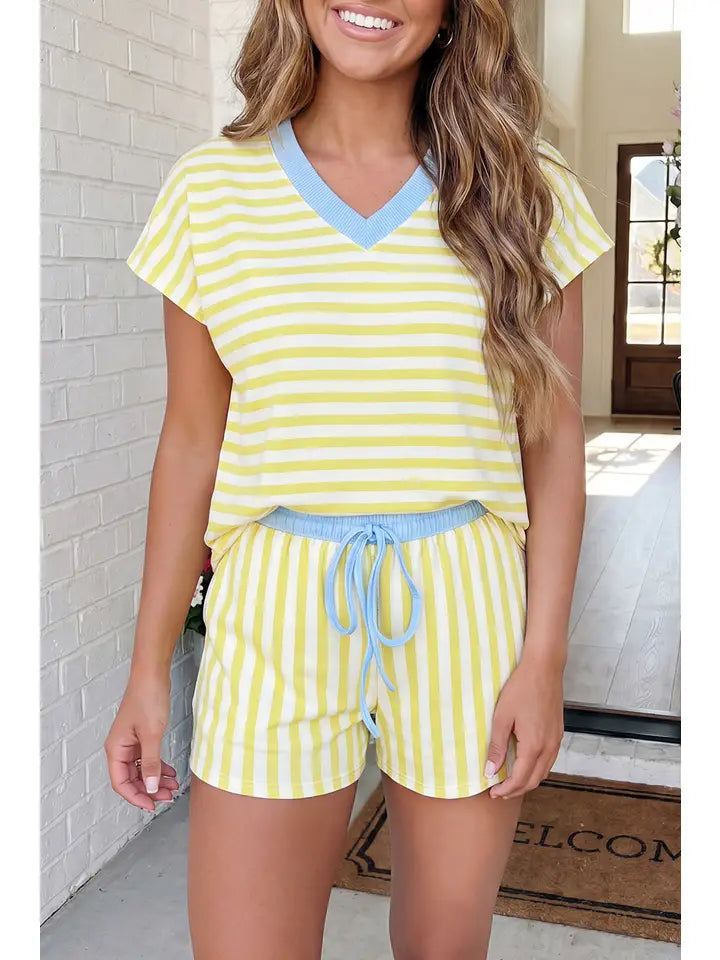 Tee Drawstring Short Set