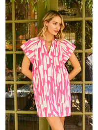 Print Mini Tunic Dress