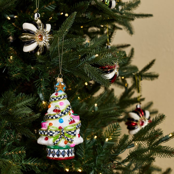 Confetti Christmas Tree Ornament