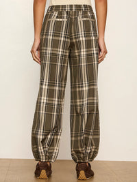 Micro Balloon Pant Linden Plaid