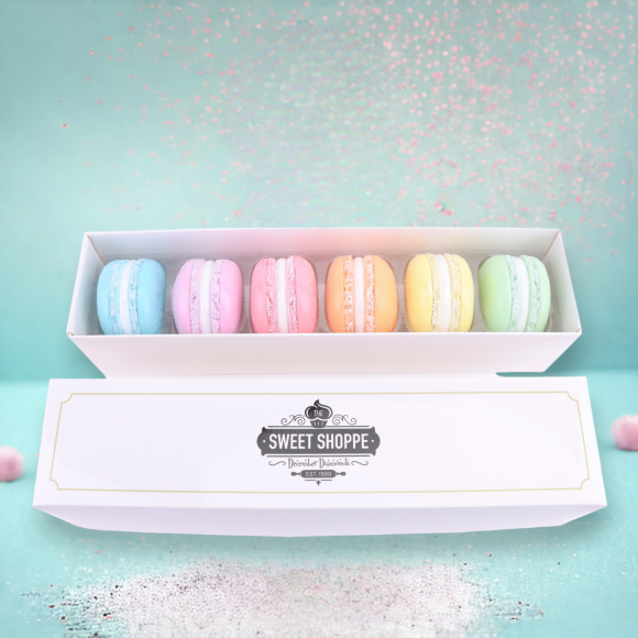 Gift Boxed Set/6 Assorted Macaron Orn